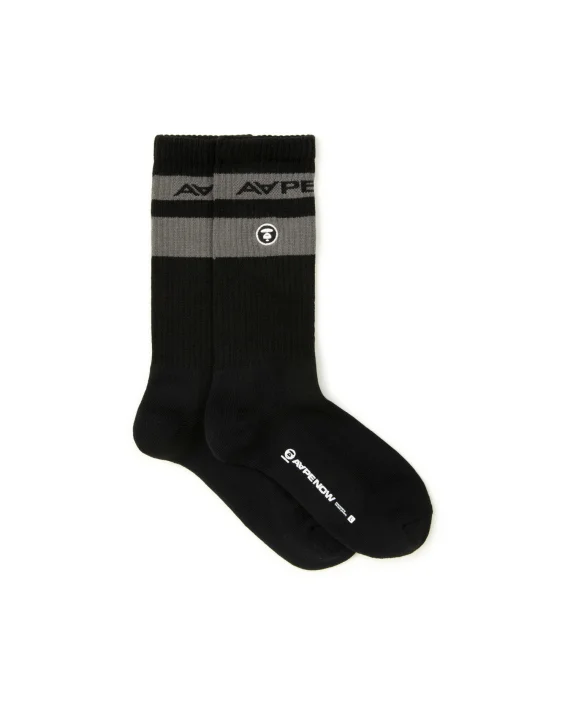 ايه ايه بي إي AAPENOW logo striped socks
